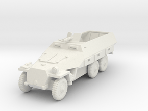 Sdkfz 251/1 D Wheeled 6 Rad 1/72 in White Natural Versatile Plastic