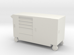 Toolbox Trolley 1/56 in White Natural Versatile Plastic