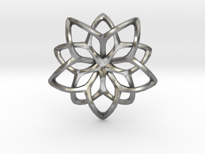 Flower Loops Single in Natural Silver