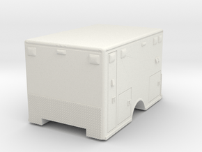 1/64 GENERIC Medic/Ambulance Box in White Natural Versatile Plastic