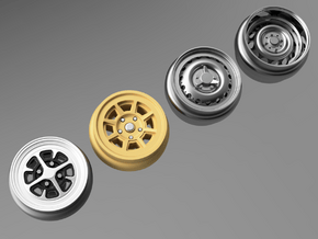 1/64 scale Wheel Multi Pack C - Euro in Tan Fine Detail Plastic