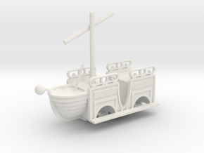 Ffestiniog Rly Mr Spooner's Boat  in White Natural Versatile Plastic
