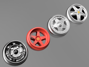 1/64 scale Wheel Multi Pack E - Euro Sport in Tan Fine Detail Plastic