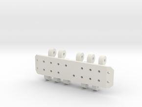 Lr1750 Pads in White Natural Versatile Plastic