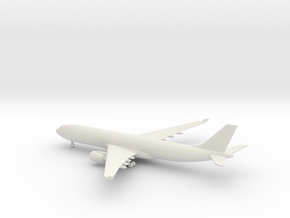 Airbus A330-300 in White Natural Versatile Plastic: 1:600