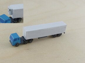 Generic Box Body Trucks 1/285 in Smooth Fine Detail Plastic