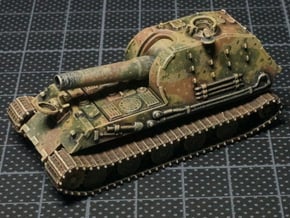 1:144 WWII German Bär Self-propel Gun Fine Detail in Tan Fine Detail Plastic