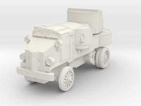 Putilow Garford WW1 in White Natural Versatile Plastic: 1:200