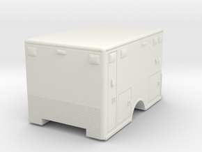 1/50 Generic Medic/Ambulance Box in White Natural Versatile Plastic
