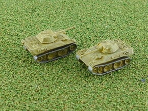 German VK 16.02 "Leopard" Recon. Tank 1/285 6mm in Smooth Fine Detail Plastic