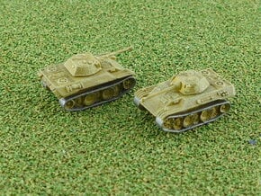 German VK 16.02 "Leopard" Recon. Tank 1/285 6mm in Tan Fine Detail Plastic