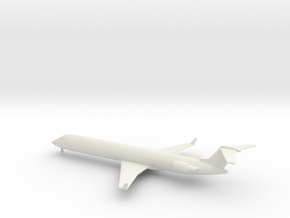 Bombardier CRJ900 in White Natural Versatile Plastic: 6mm