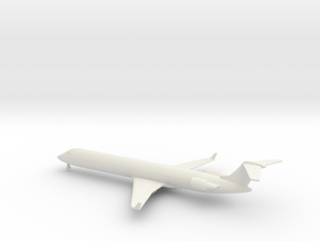 Bombardier CRJ900 in White Natural Versatile Plastic: 1:350