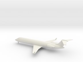 Bombardier CRJ700 in White Natural Versatile Plastic: 6mm