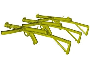1/12 scale Sterling L-2A3 submachineguns B x 3 in Tan Fine Detail Plastic