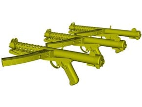 1/12 scale Sterling L-2A3 submachineguns A x 3 in Tan Fine Detail Plastic