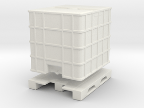 IBC Container Tank (separated) 1/64 in White Natural Versatile Plastic