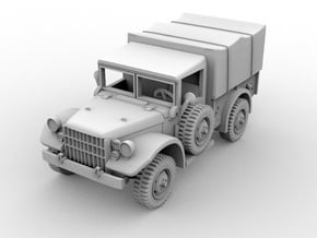 Dodge M-37B1 (S/1:64 Scale) in White Natural Versatile Plastic