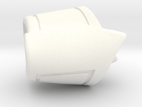 Negator Bracers Classics in White Processed Versatile Plastic