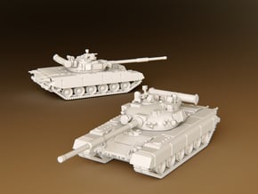 MBT T80b Scale: 1:87 in White Natural Versatile Plastic
