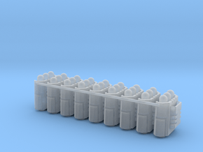 Custom Missile Pods (Large) in Smooth Fine Detail Plastic