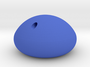 Raindrop Fiddle Charm in Blue Processed Versatile Plastic