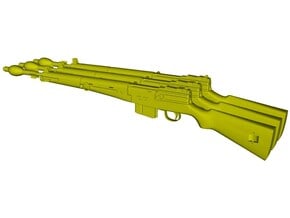 1/12 scale MAS-49 rifles & AP Mle-48 grenades x 3 in Tan Fine Detail Plastic