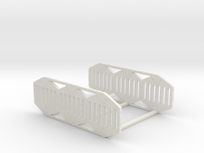 Remmler Array (connected base) in White Natural Versatile Plastic