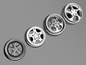 1/64 scale Wheel Multi Pack H - Porsche in Tan Fine Detail Plastic