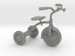 Tricycle 01. 1:12 Scale in Gray PA12