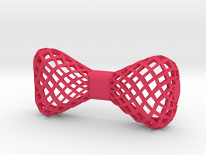 Parametric Bowtie in Pink Processed Versatile Plastic