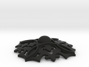 Eowyn Pendant in Black Premium Versatile Plastic