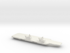 Queen Elizabeth-class CV, no ski-jump, 1/1200 in White Natural Versatile Plastic