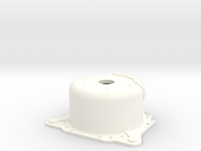 1/12 Lenco 8.125" Dp Bellhousing(No Starter Mnt) in White Processed Versatile Plastic