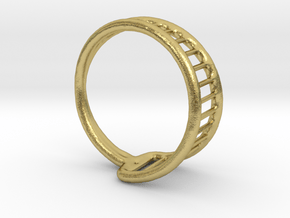 Ring 15 in Natural Brass