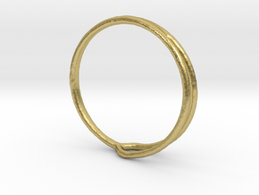 Ring 04 in Natural Brass
