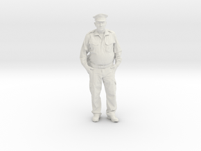 police officer in White Natural Versatile Plastic: 1:25