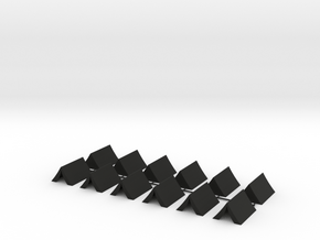 Tent-100x75x50 • Set of Twelve in Black Natural Versatile Plastic