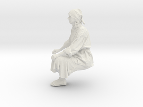 Rafter sitting in White Natural Versatile Plastic: 1:25