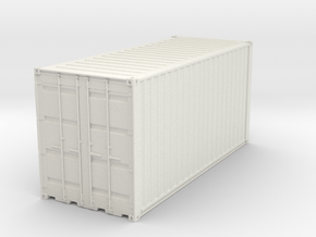 Container 20ft in White Natural Versatile Plastic: 1:75