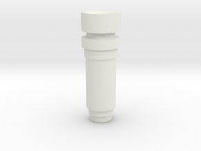 Modular nozzle -1mm in White Natural Versatile Plastic