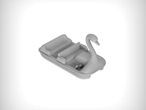 Swan Pedal Boat 01. 1:87 Scale (HO) in Smooth Fine Detail Plastic