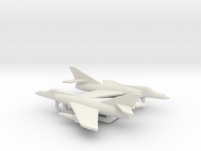 Dassault Super Etendard in White Natural Versatile Plastic: 6mm