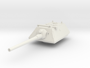 E-100 Krupp Turret 1/72 in White Natural Versatile Plastic