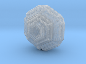 Hexagonal mandelbulb in Tan Fine Detail Plastic
