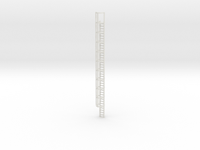 40ft Cage Ladder 1/100 in White Natural Versatile Plastic