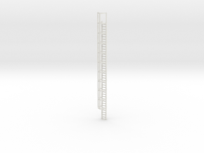 40ft Cage Ladder 1/72 in White Natural Versatile Plastic