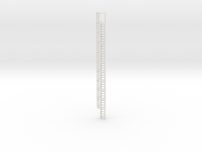 40ft Cage Ladder 1/48 in White Natural Versatile Plastic