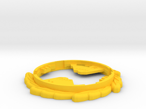 Immortal Ring in Yellow Processed Versatile Plastic
