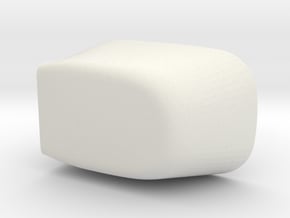 Bidet wall-mounted, 1:12, 1:24 in White Natural Versatile Plastic: 1:12